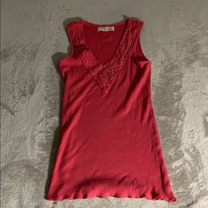 Dark pink tank top